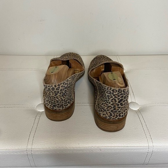 Lucky Brand Cahill Leopard Print Loafer Eyelash Sophia Leather Loafers Size 10 - Picture 7 of 12